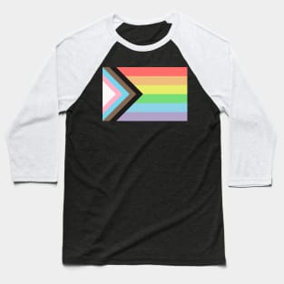 Pastel "Progress" Pride Flag Baseball T-Shirt